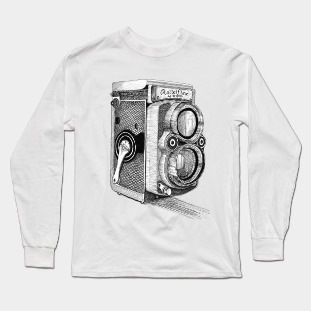 Vintage Camera Long Sleeve T-Shirt by gemsart1990